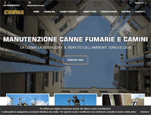 Tablet Screenshot of cosma-srl.com